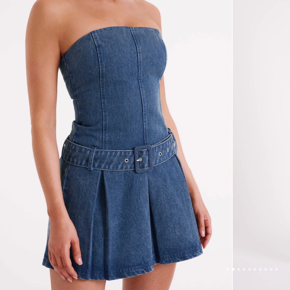 Meshki denim dress